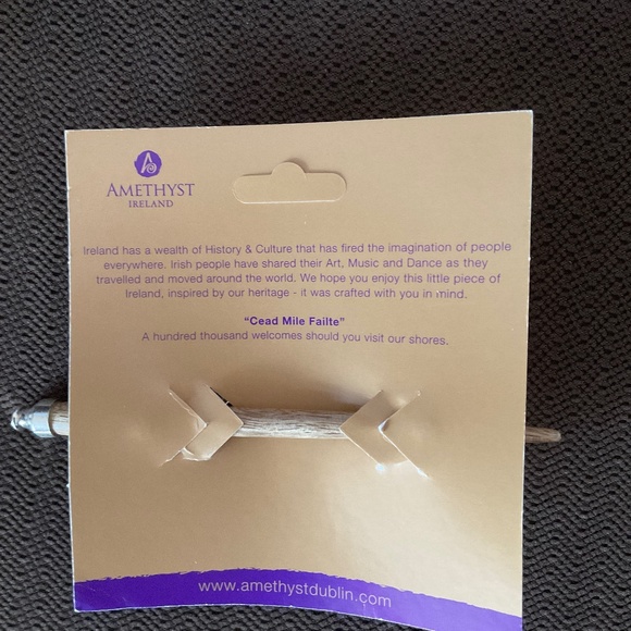 Silver plated Celtic Hair  accessory - Picture 6 of 6